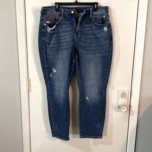 Judy Blue plus size 20w straight leg jeans